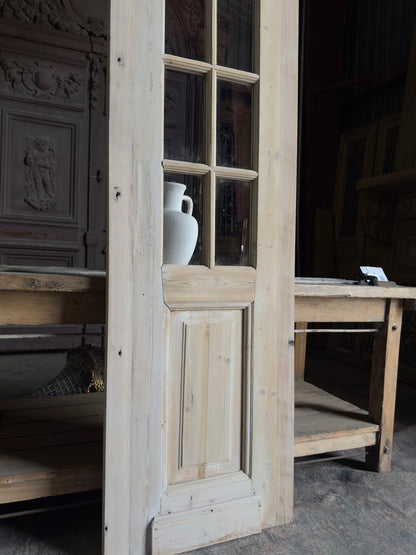 10 Lite Antique Glass Single Door - 24x96.25 F107