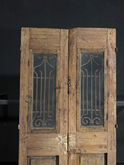 Antique Iron French Doors - 44x94.5 - N99