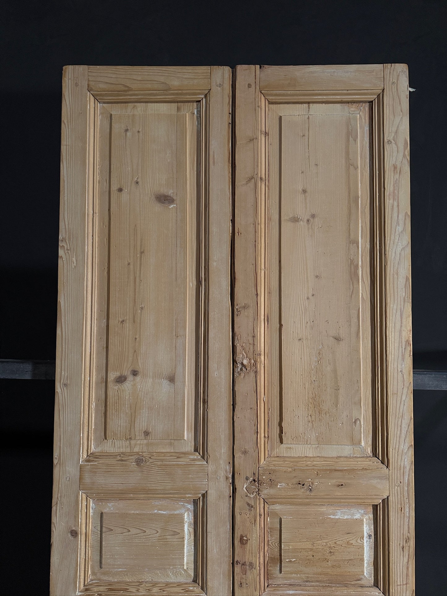 Antique Solid Double Doors - 39.5x94.25 - N481