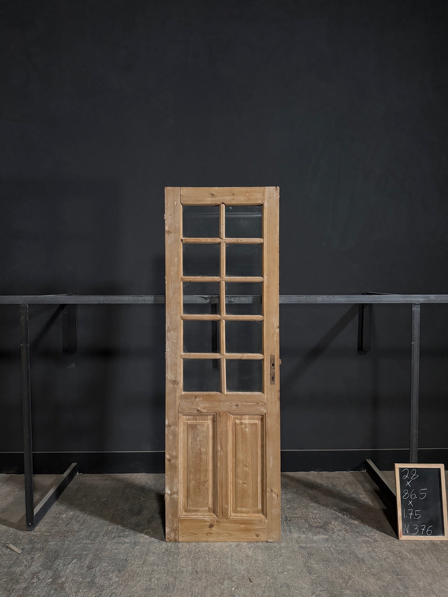 Antique Glass 10 Lite Single Door - 28x86.5 - N376