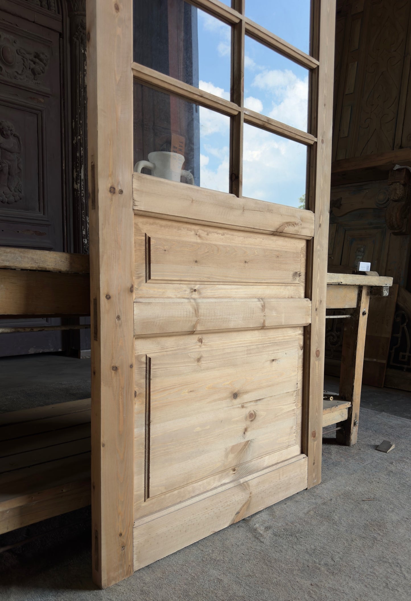 Handcrafted 8 Lite Single Glass Door - 36x80 L38