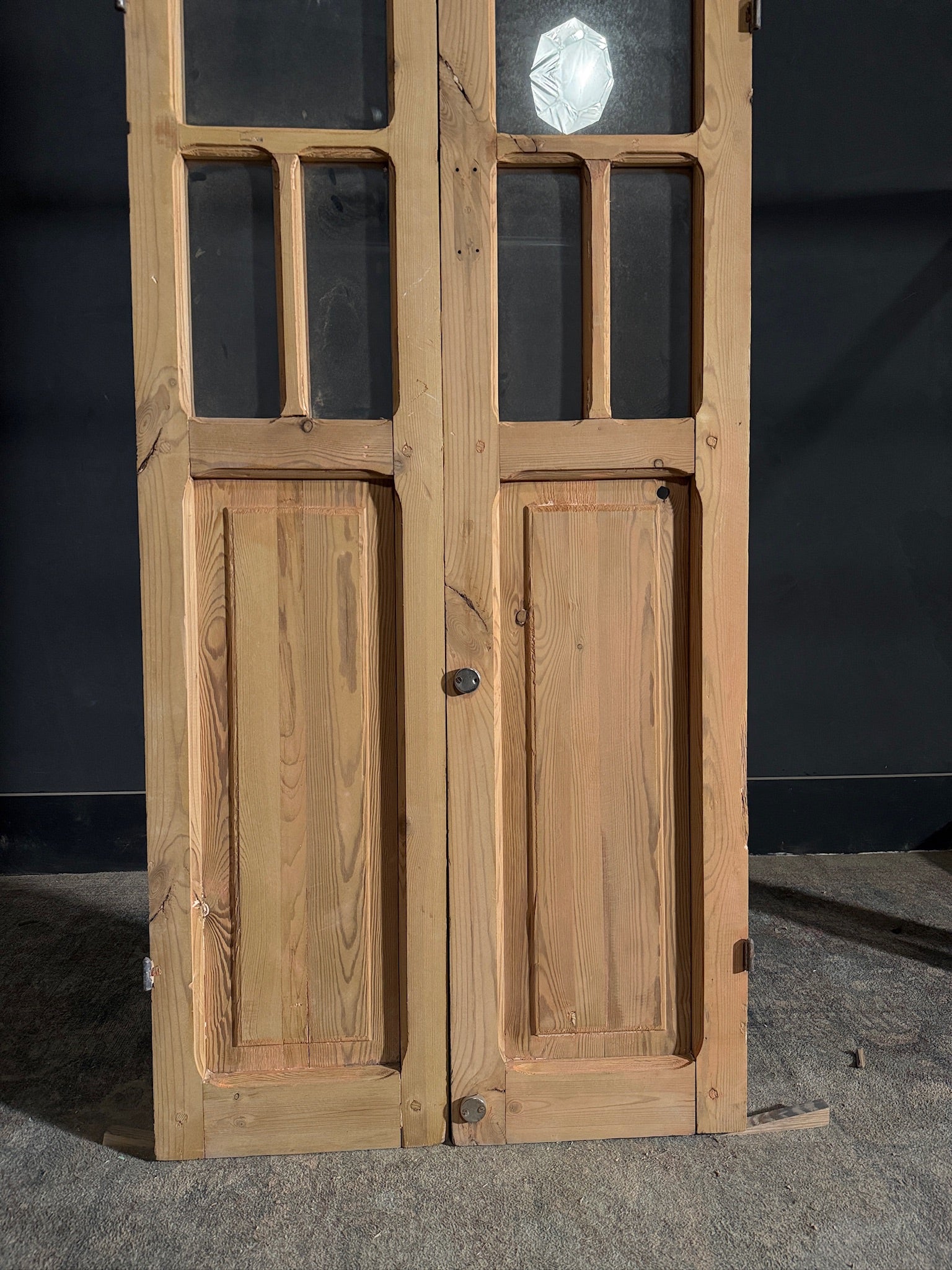 Antique Glass French Doors - 29.25x90.5 - N469