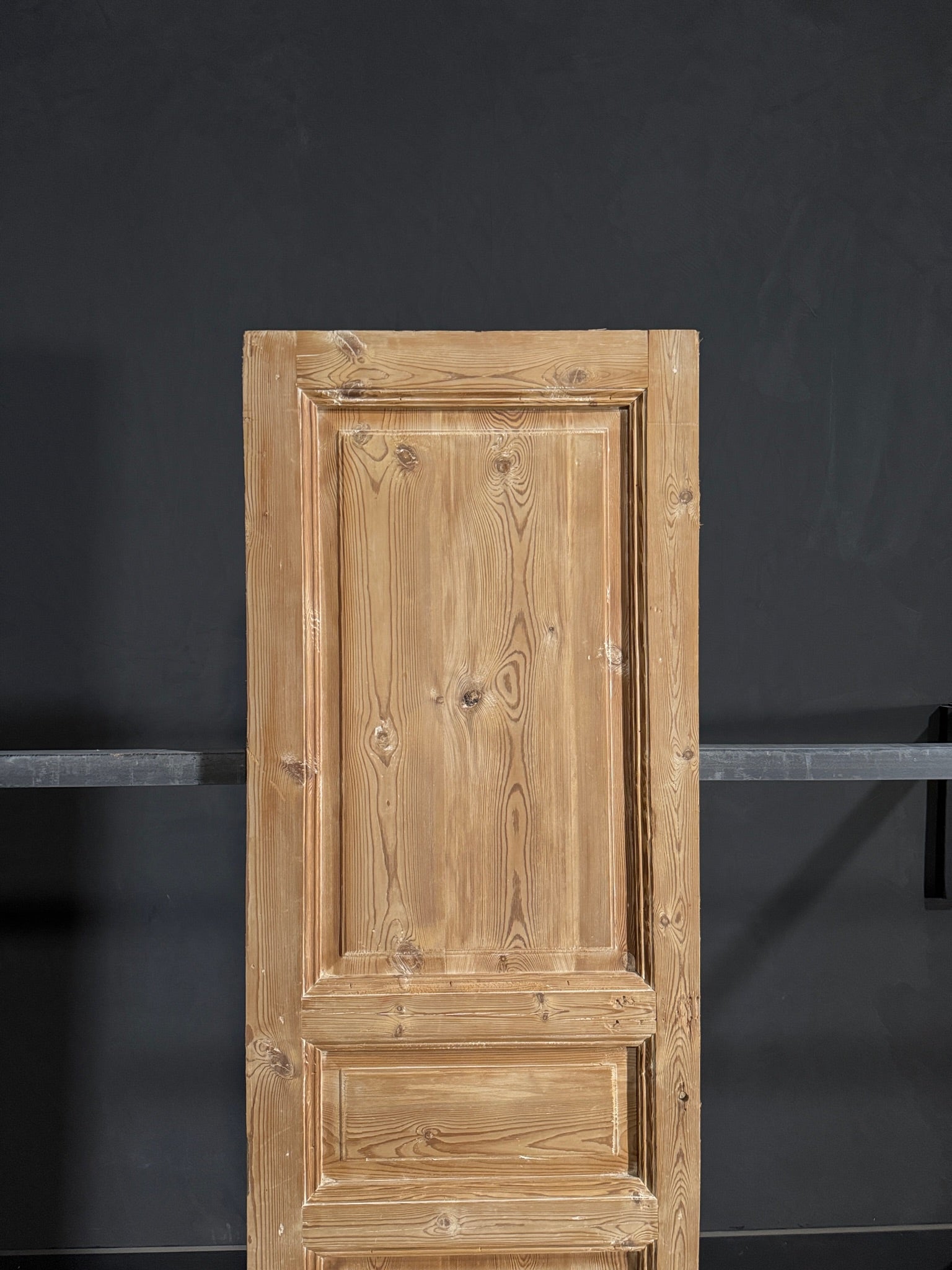 Antique 3 Panel Solid Single Door - 26.75x85 - N148