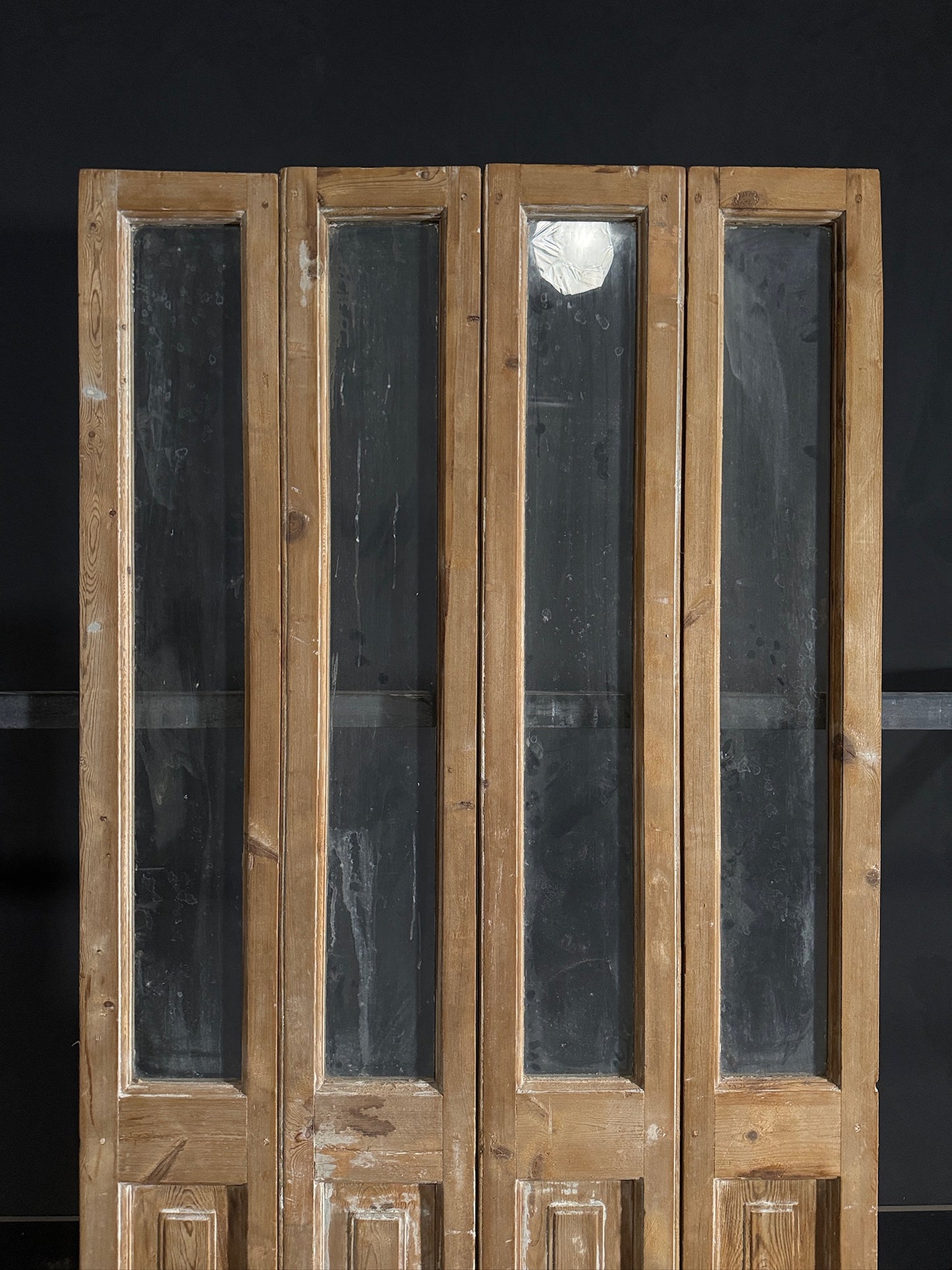 Antique Glass 1 Lite Bi-Fold Doors - 44.25x88.75 - N440