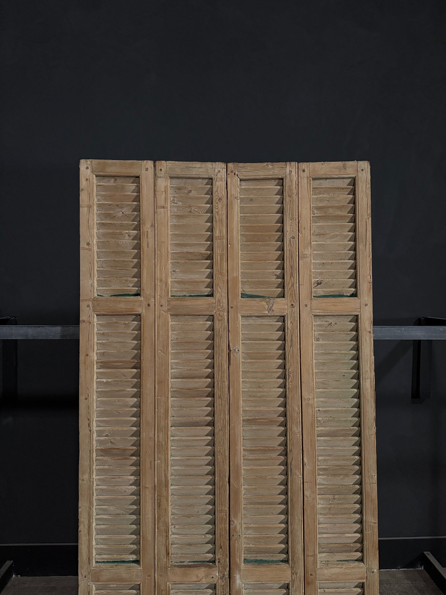 Antique Louvered Bi-Fold Doors - 44x85.5 - N306