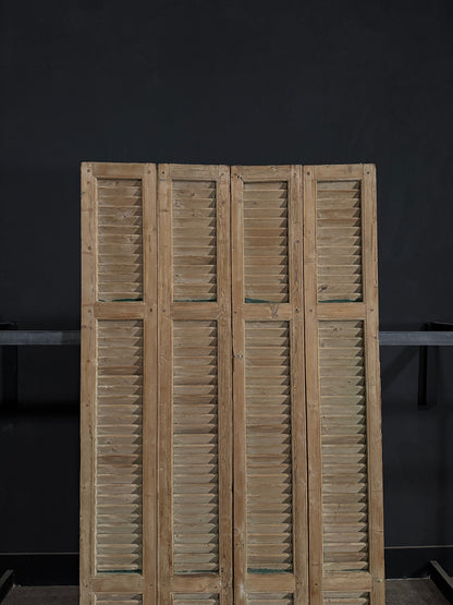 Antique Louvered Bi-Fold Doors - 44x85.5 - N306