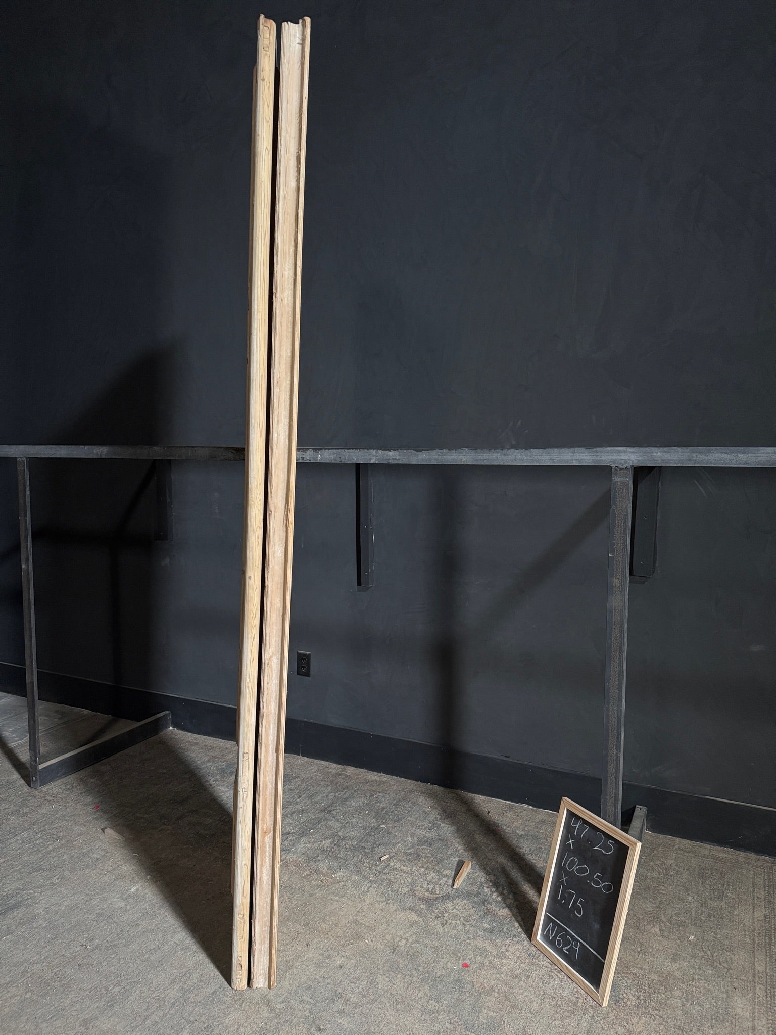 Antique Glass 10 Lite French Doors - 47.25x100.5 - N624