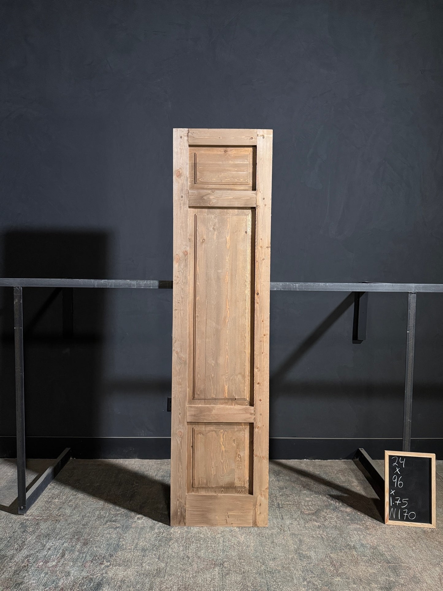 (The Allegra) Handcrafted Solid Wood Single Door - 24x96 - N170