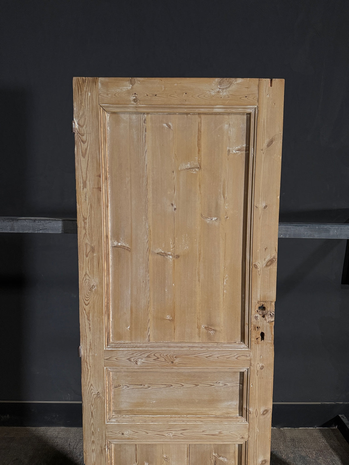 Antique 3 Panel Solid Single Door - 27.5x78.5 - N503