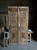 Egyptian Hand Carved Antique Solid Doors - 50x93.75 J108