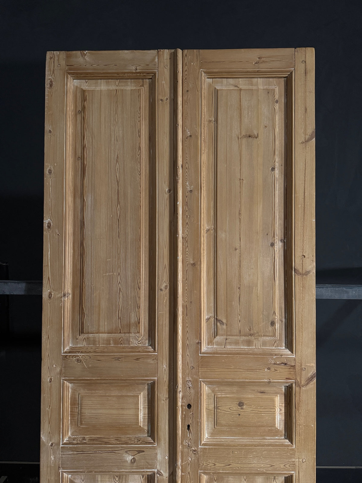 Antique Solid Double Doors - 41.5x96.5 - N538