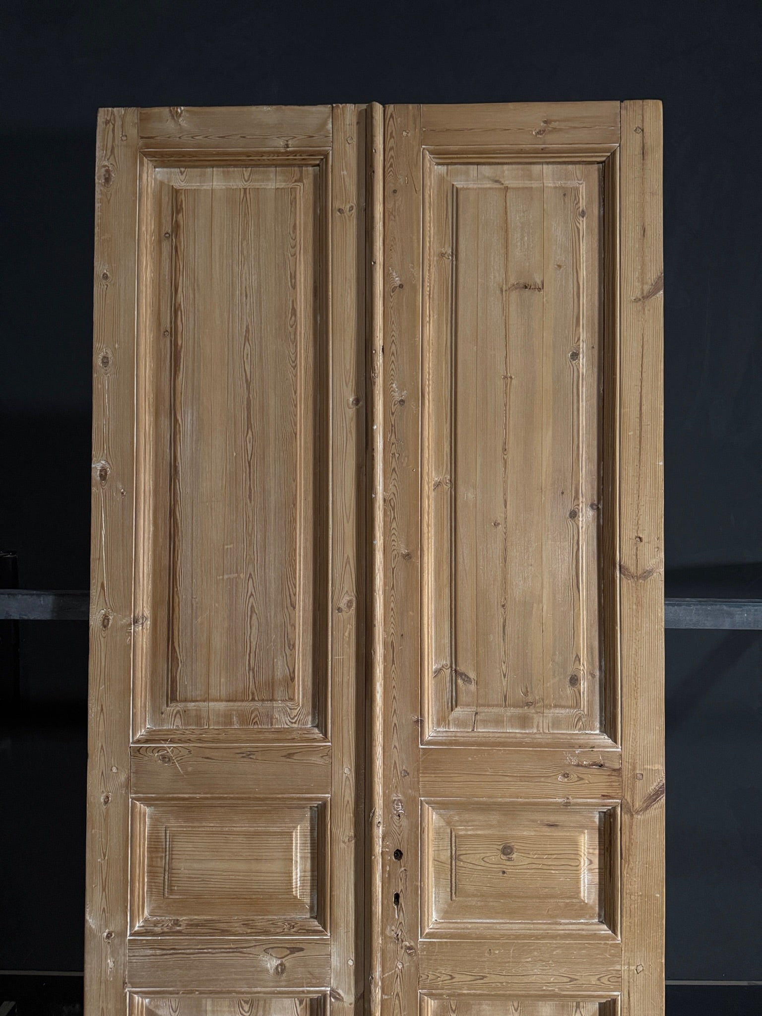 Antique Solid Double Doors - 41.5x96.5 - N538