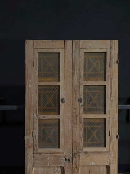 Antique Iron French Doors - 43.5x91.25 - N41