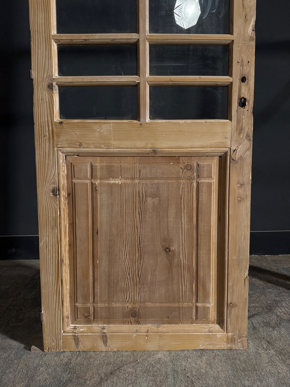 Antique Glass Single Door - 31.5x83 - N515