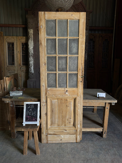 12 Lite Glass Antique Door - 28x84.75 J570