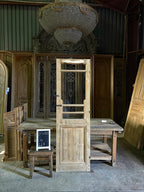 European Antique Glass Single Door - 24.5x85.5 - L67