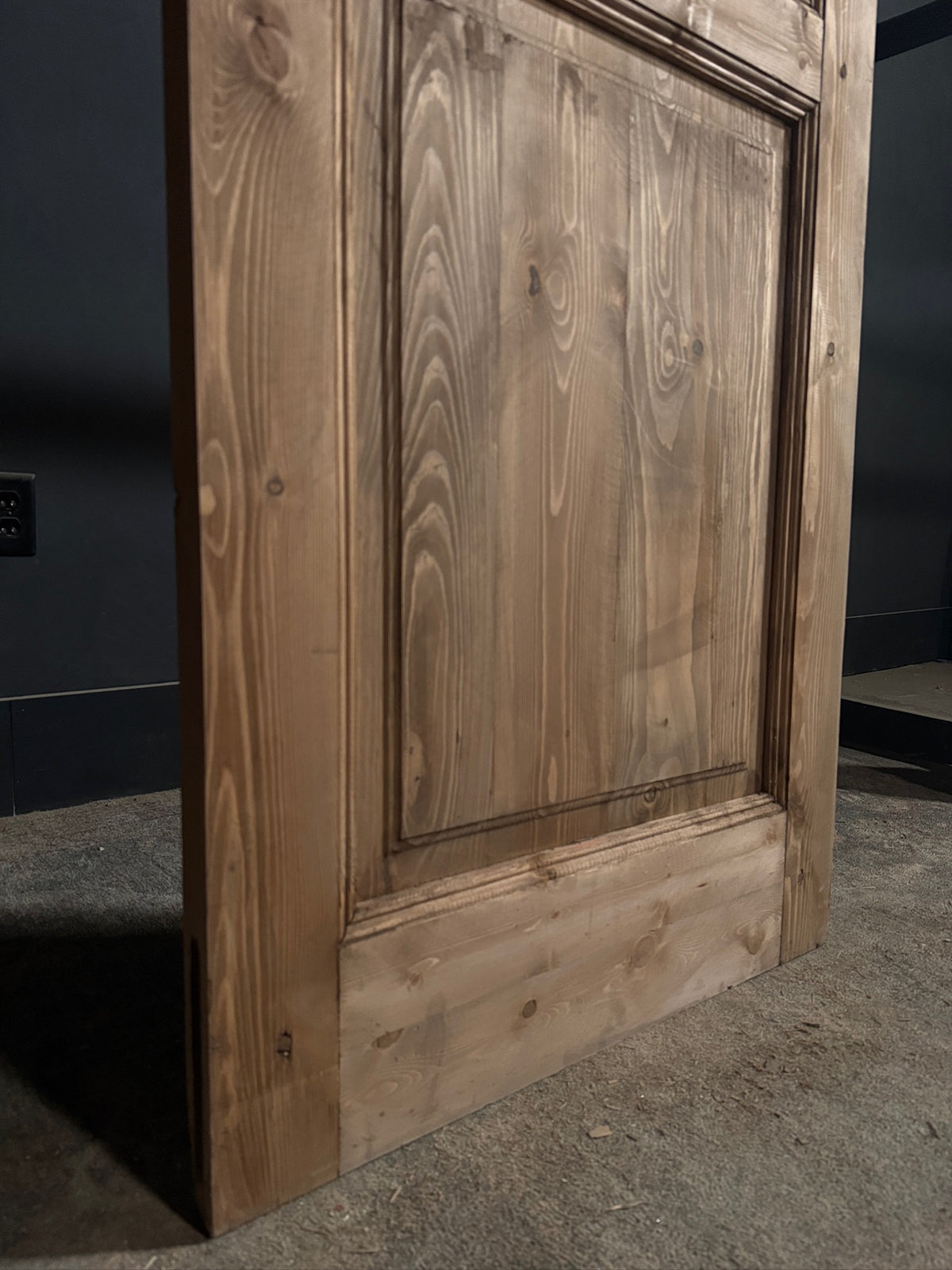 Handcrafted 3 Panel Solid Single Door - 30x96 - N806