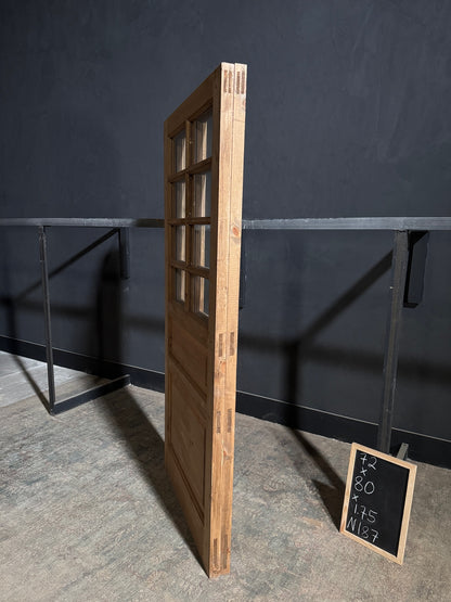 Handcrafted 8 Lite Glass French Doors - 72x80 - N187
