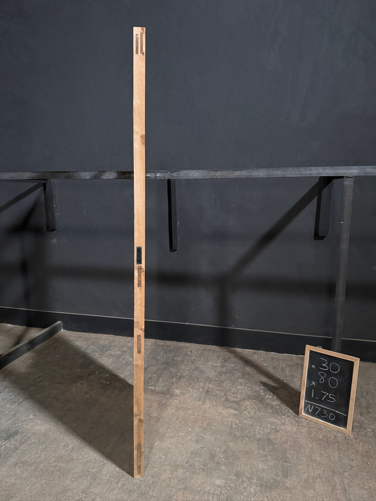 Handcrafted 8 Lite Single Glass Door - 30x80 N730