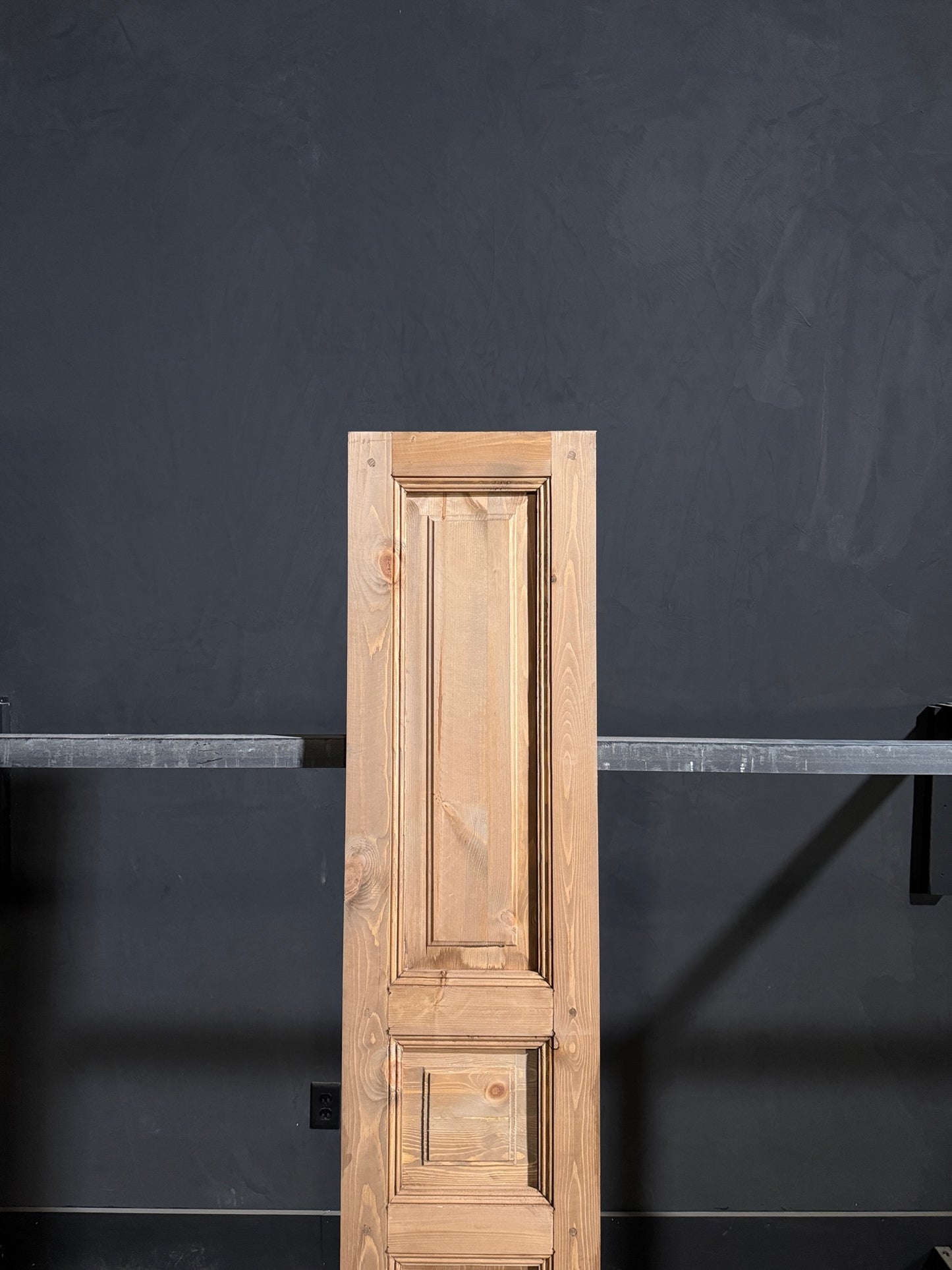 Handcrafted 3 Panel Solid Single Door - 16x80 - N195