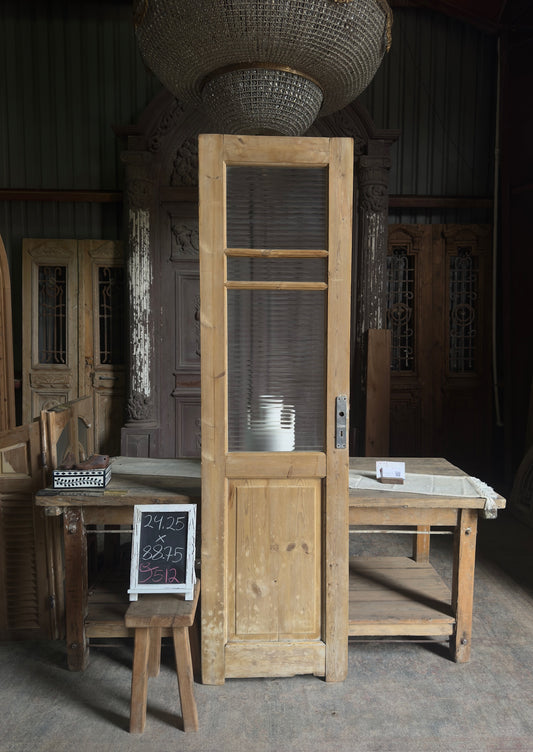 Glass Antique Door - 24.25x88.75 J512