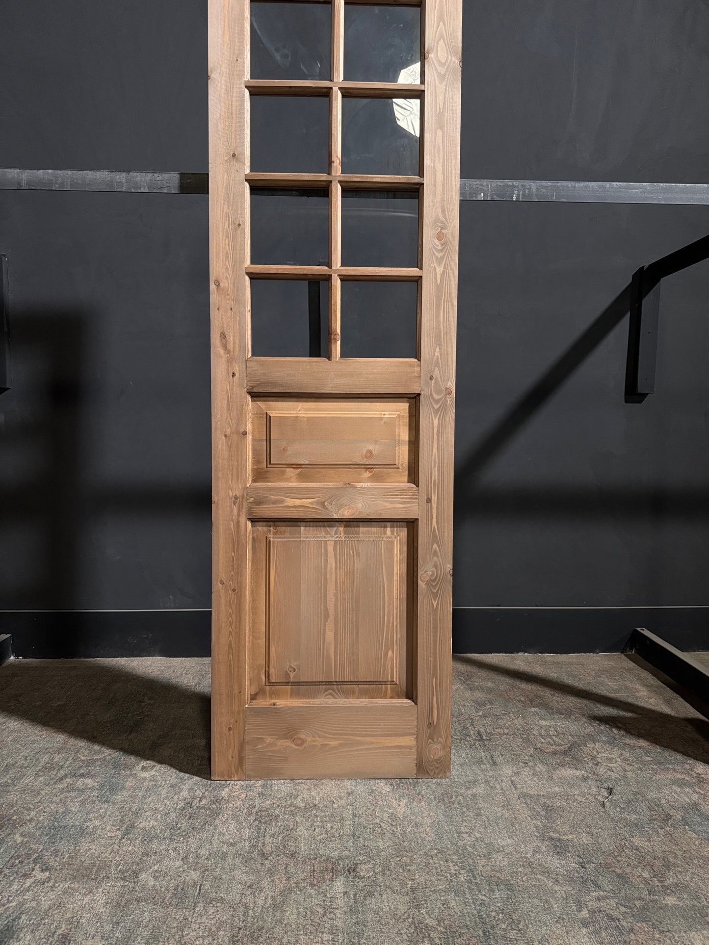 Handcrafted 8 Lite Single Glass Door - 24x80 - N213