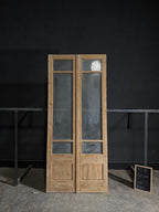 Antique Glass 2 Lite French Doors - 43.75x100.5 - N472