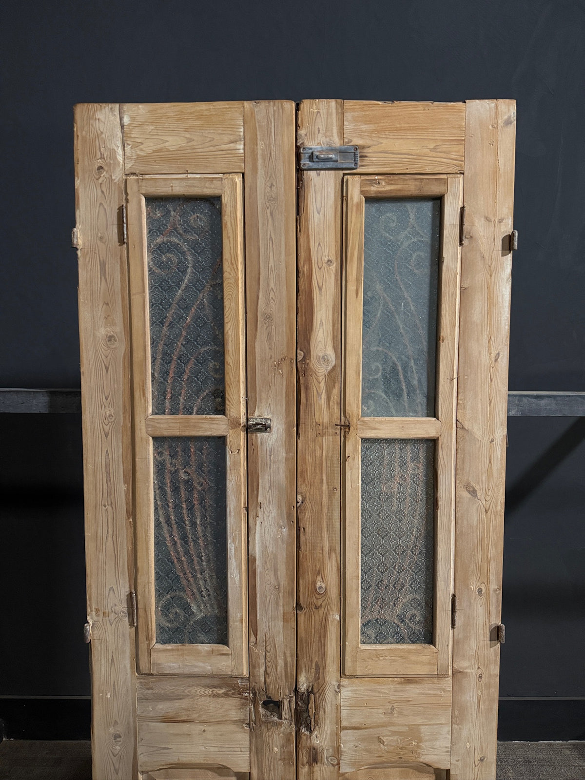 Antique Iron French Doors - 36.25x83.25 - N688