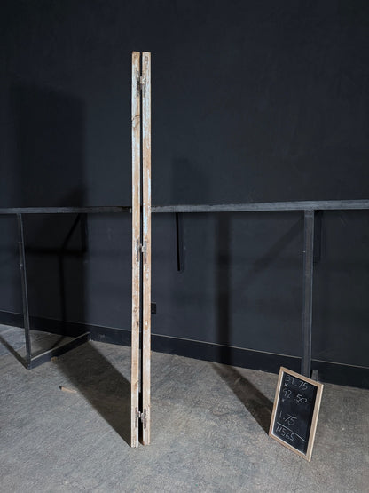 Antique 3 Panel Solid Double Doors - 39.75x92.5 - N565