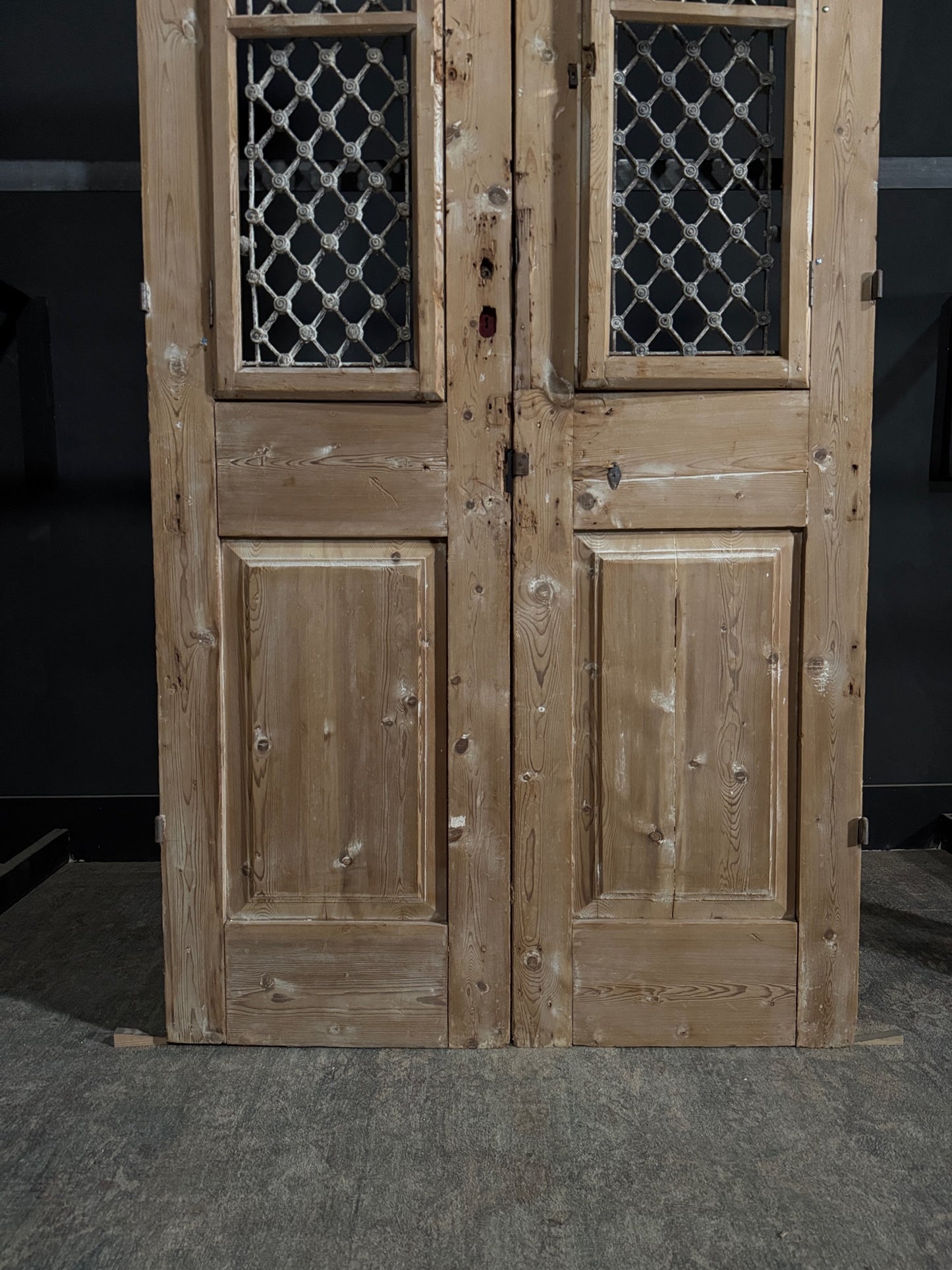 Antique Iron French Doors - 47x98.75 - N320