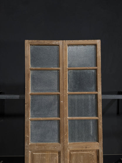 Antique Solid Double Doors - 39.75x88.75 - N327