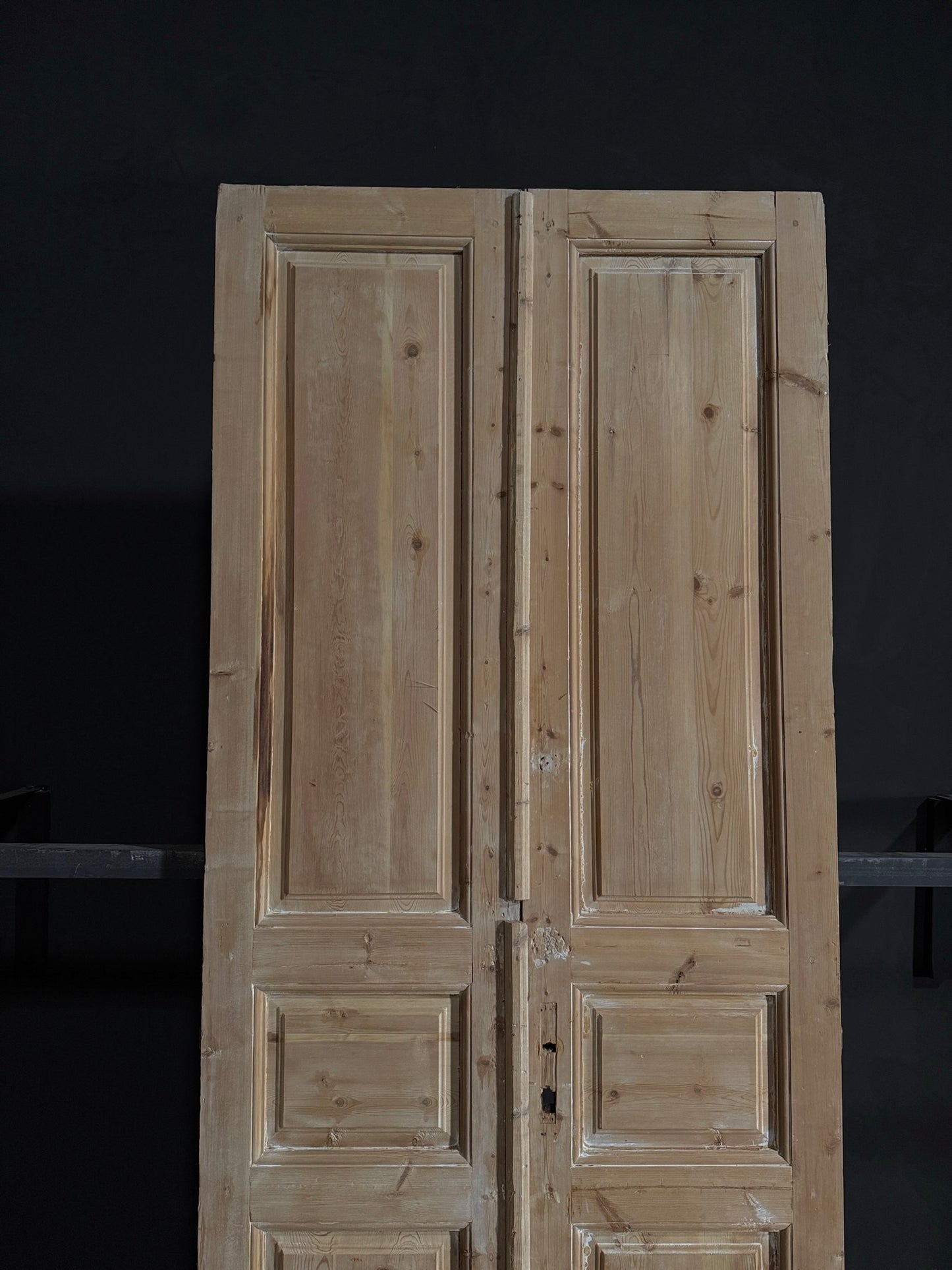 Antique 3 Panel Double Doors - 43x106.5 - N30