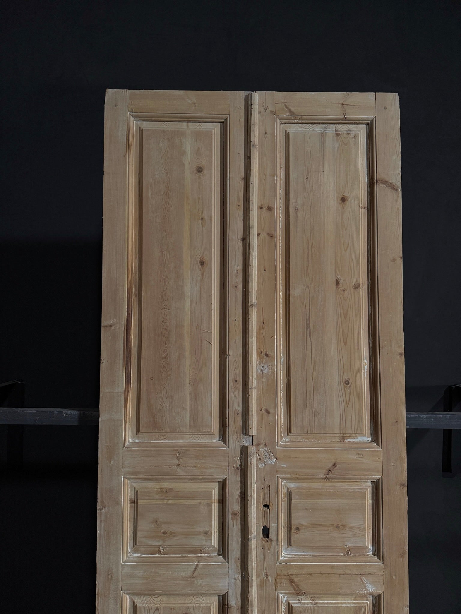 Antique 3 Panel Double Doors - 43x106.5 - N30