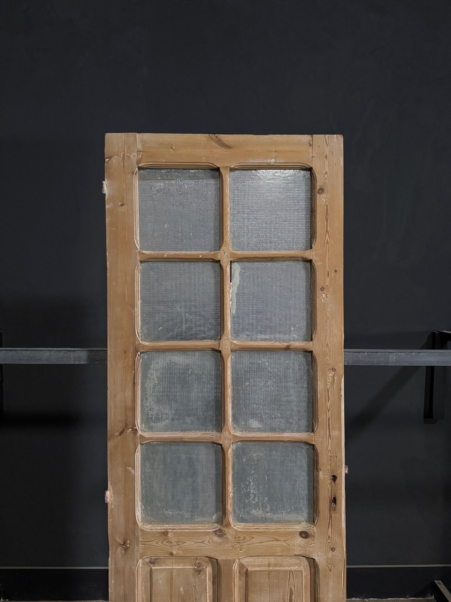 Antique Obscured Glass 8 Lite Single Door - 32x89.25 - N367