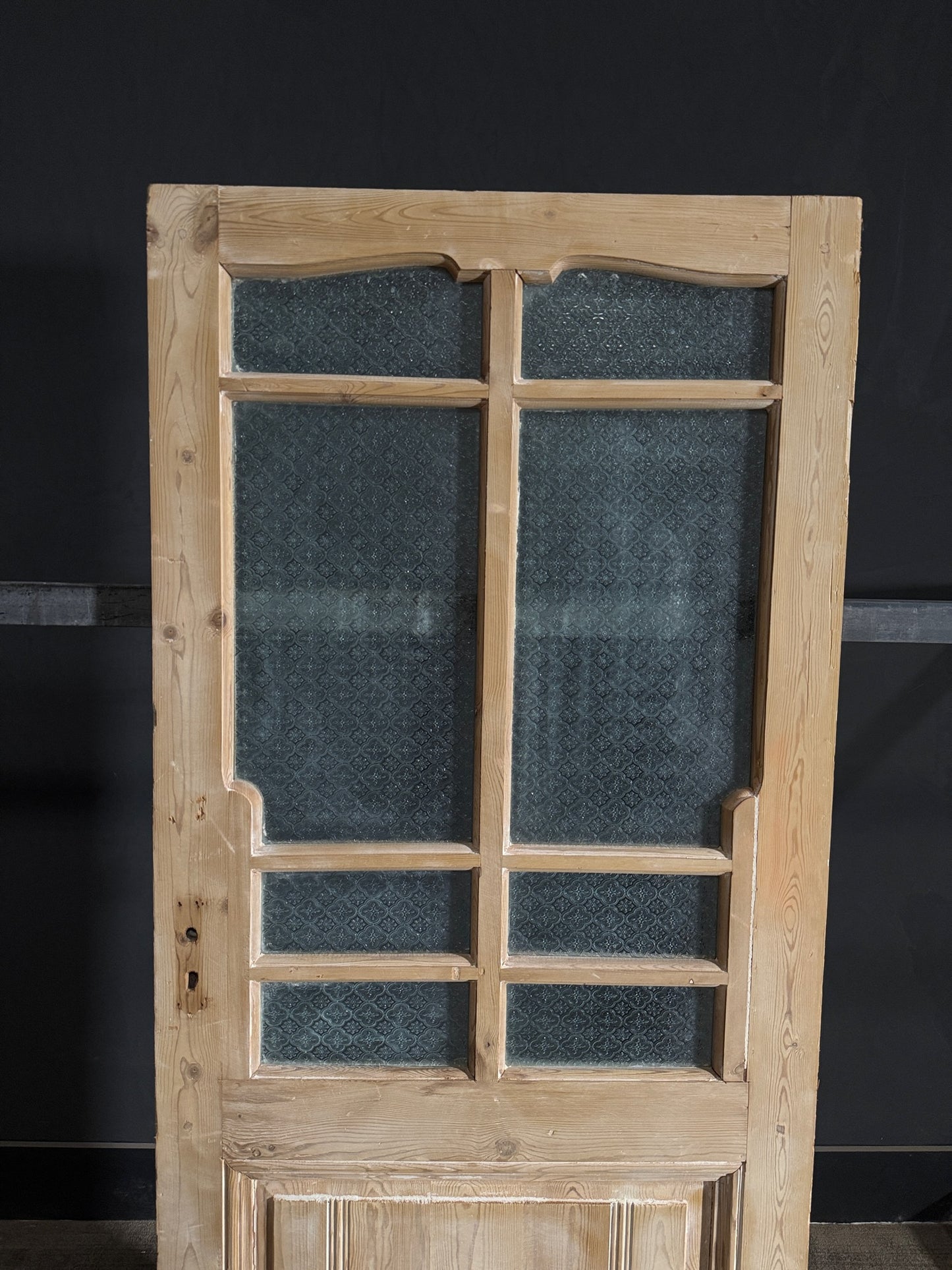 Antique Fluted 6 Lite Single Door - 32.25x77.75 - N428