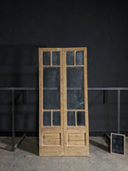Antique Glass 5 Lite French Doors - 44x96 - N552