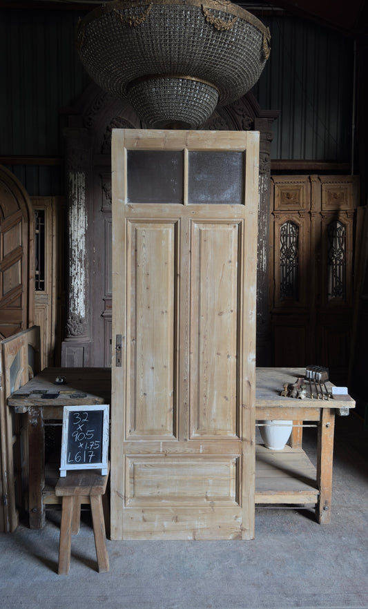 Antique Iron 2 Lite Door - 32x90.5 - L617