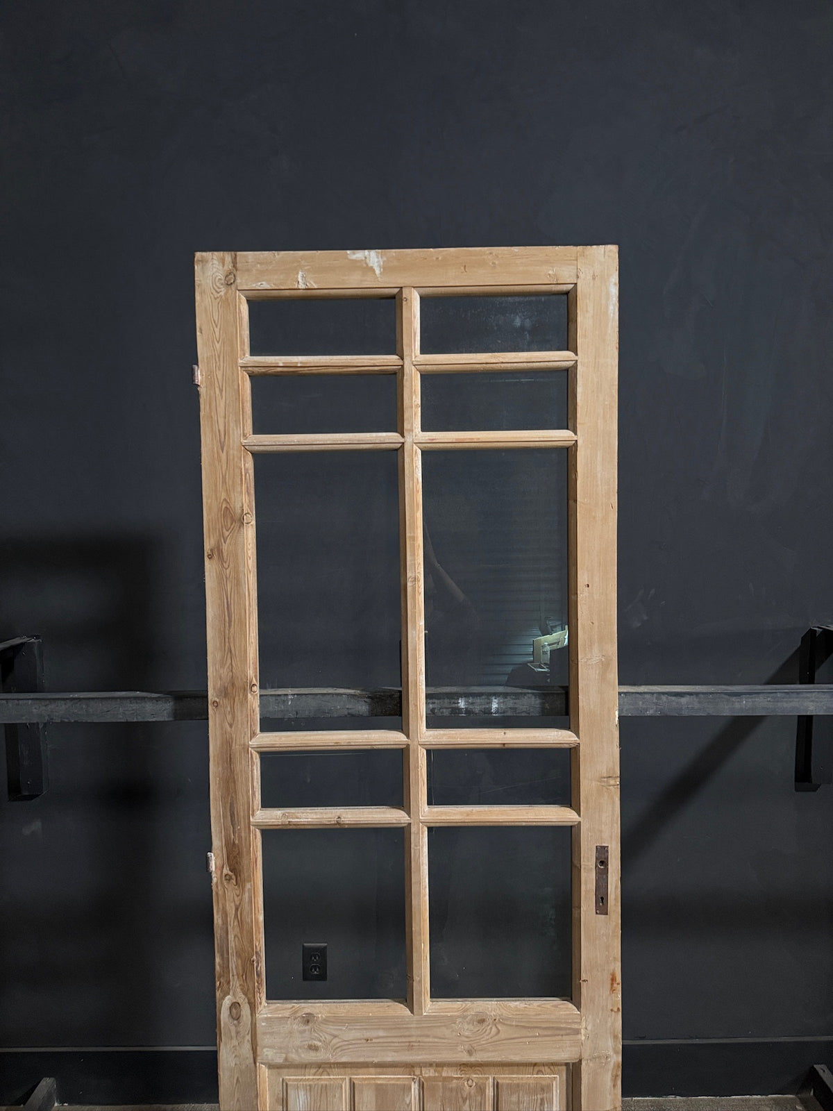 Antique Glass 10 Lite Single Door - 31.75x93.75 - N676