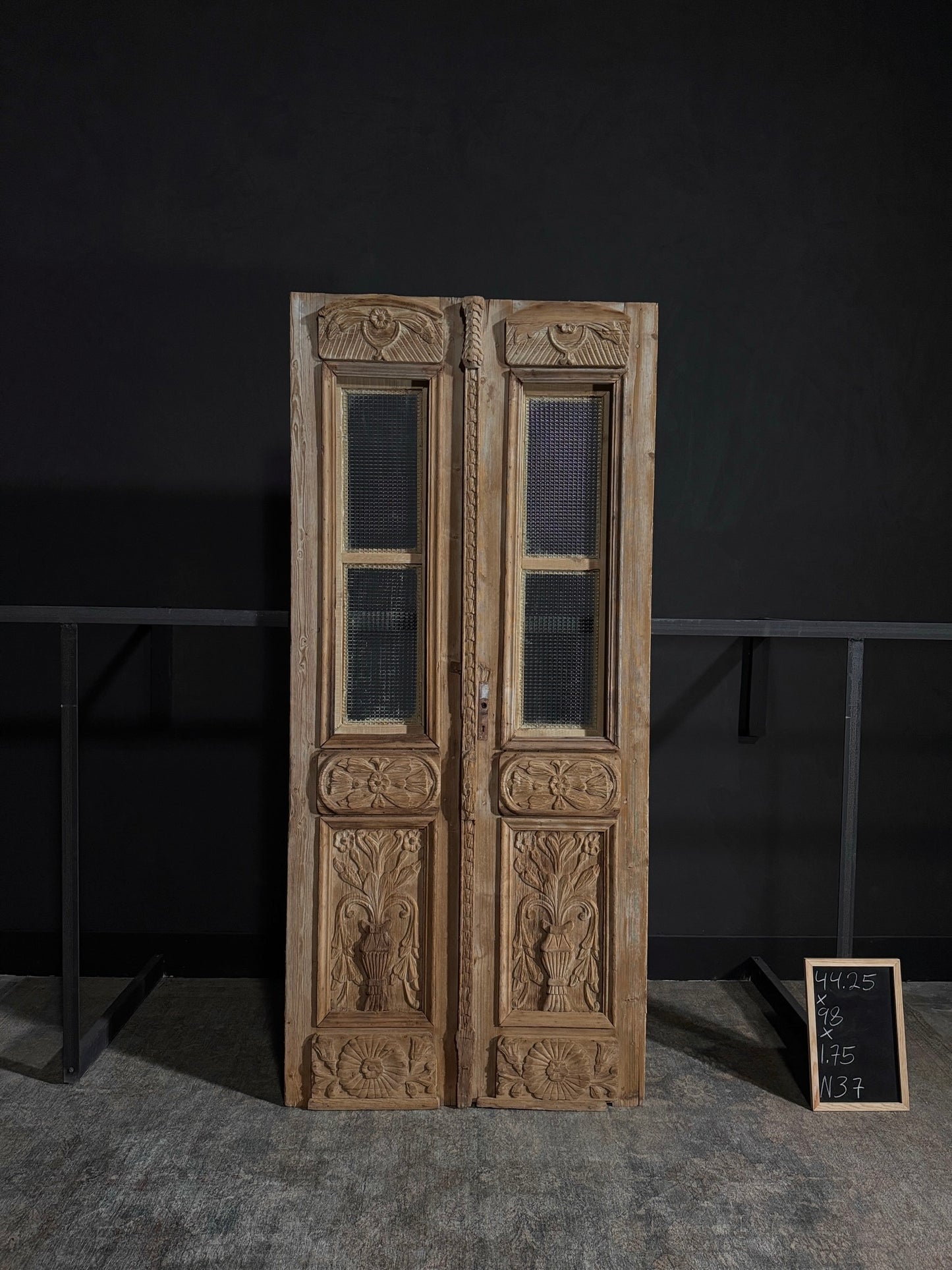 Antique Iron Single Door - 44.25x98 - N37