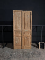 Antique 3 Panel Double Doors - 45x93.5 - N08