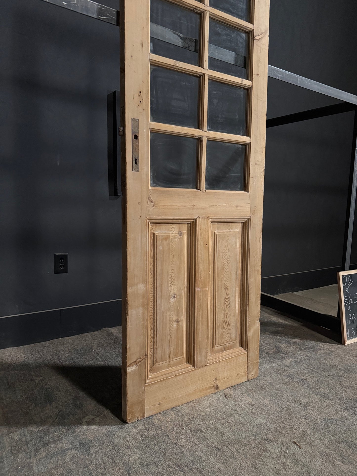 Antique Glass 10 Lite Single Door - 28x86.5 - N376