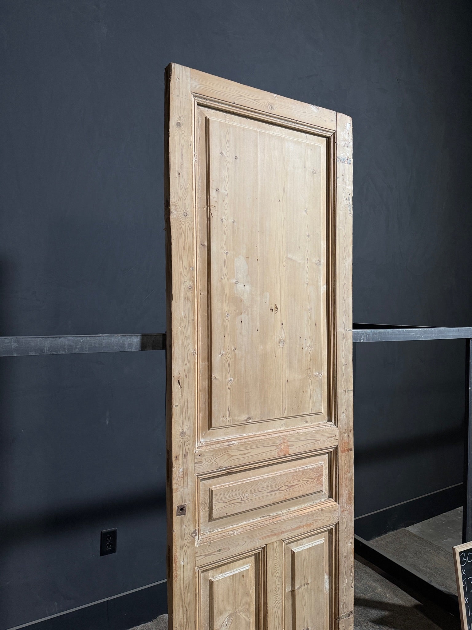Antique 4 Panel Solid Single Door - 30.5x93 - N237