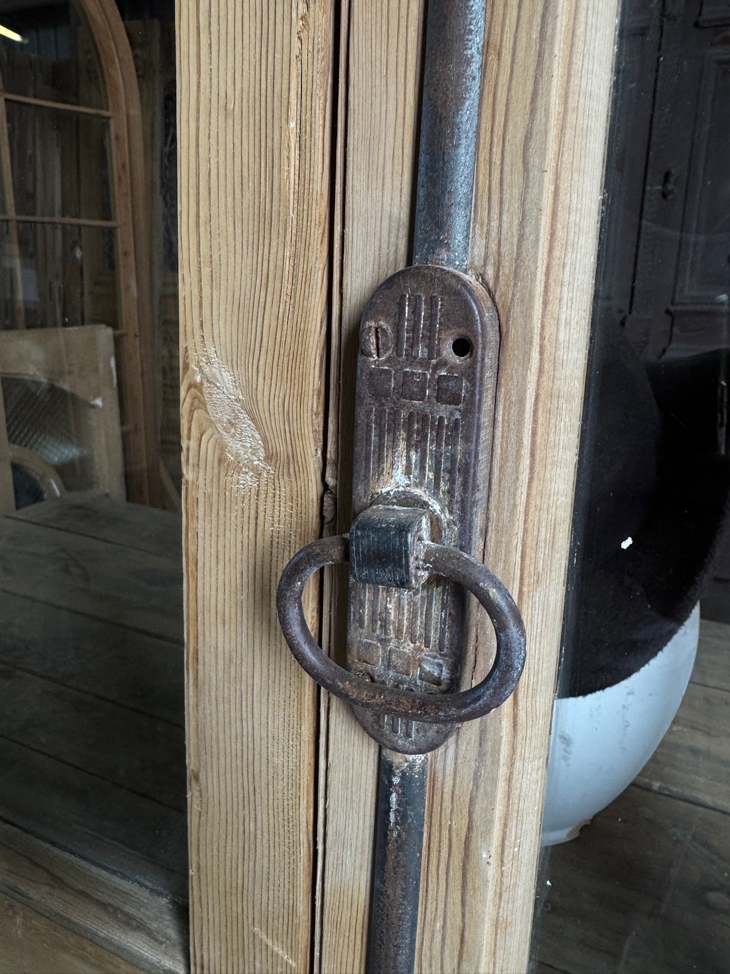 3 Lite Antique Glass French Doors - 36.5x87 J590