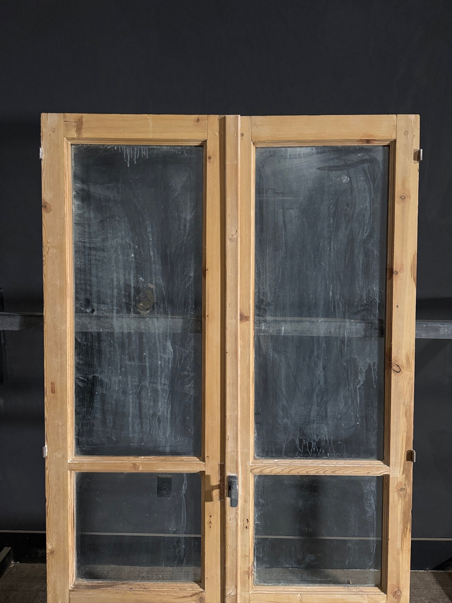 Antique Glass French Doors - 43.75x83.5 - N494