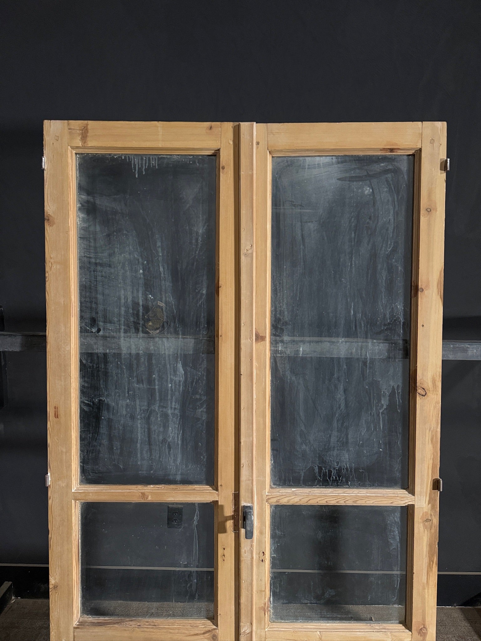 Antique Glass French Doors - 43.75x83.5 - N494