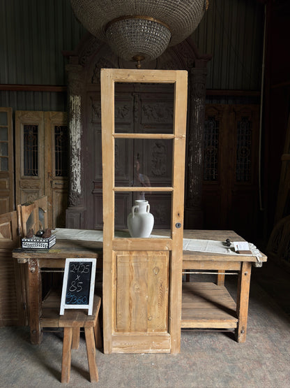 Single Antique Glass Door - 24.25x85 J360
