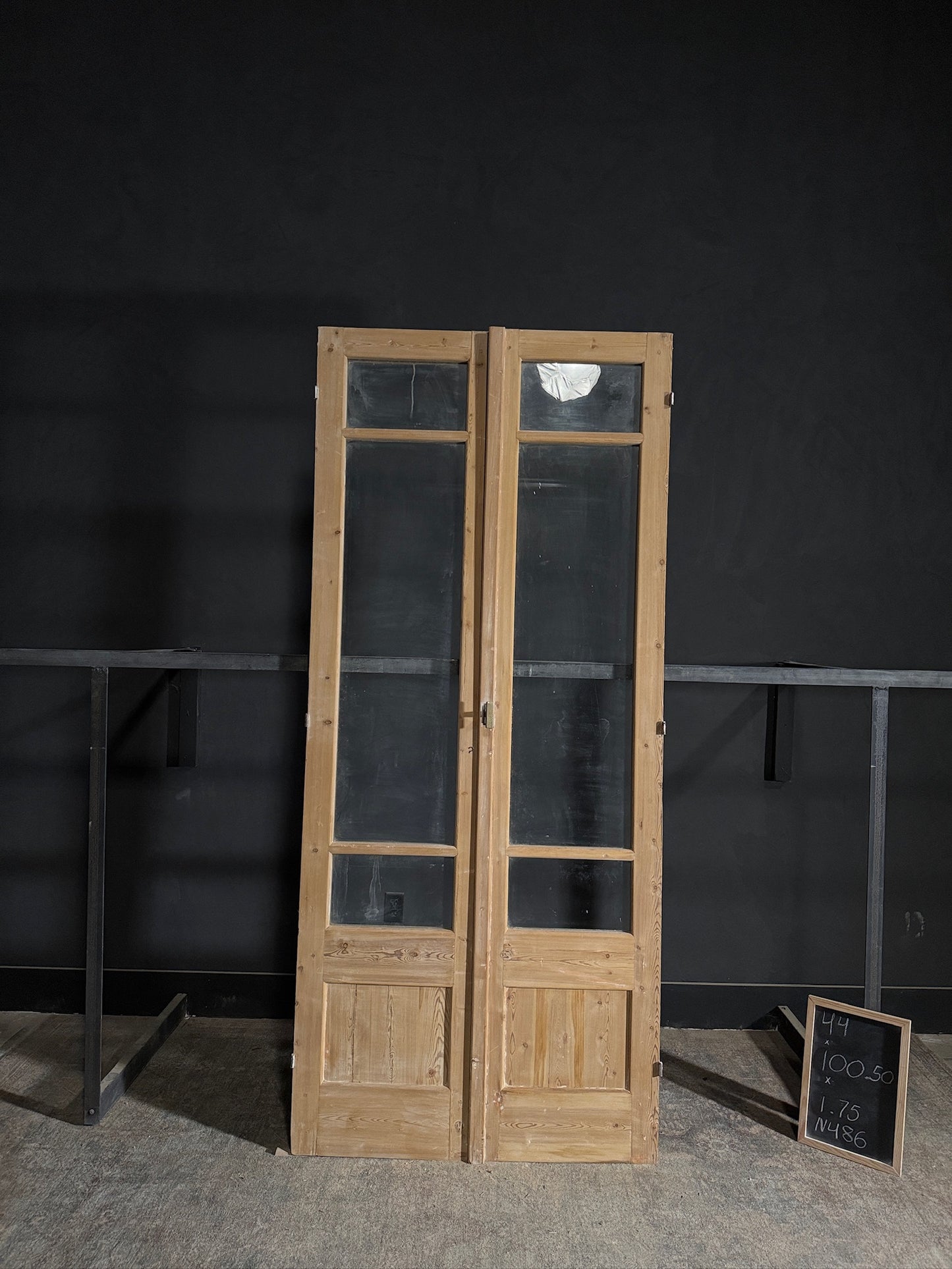 Antique Glass French Doors - 44x100.5 - N486