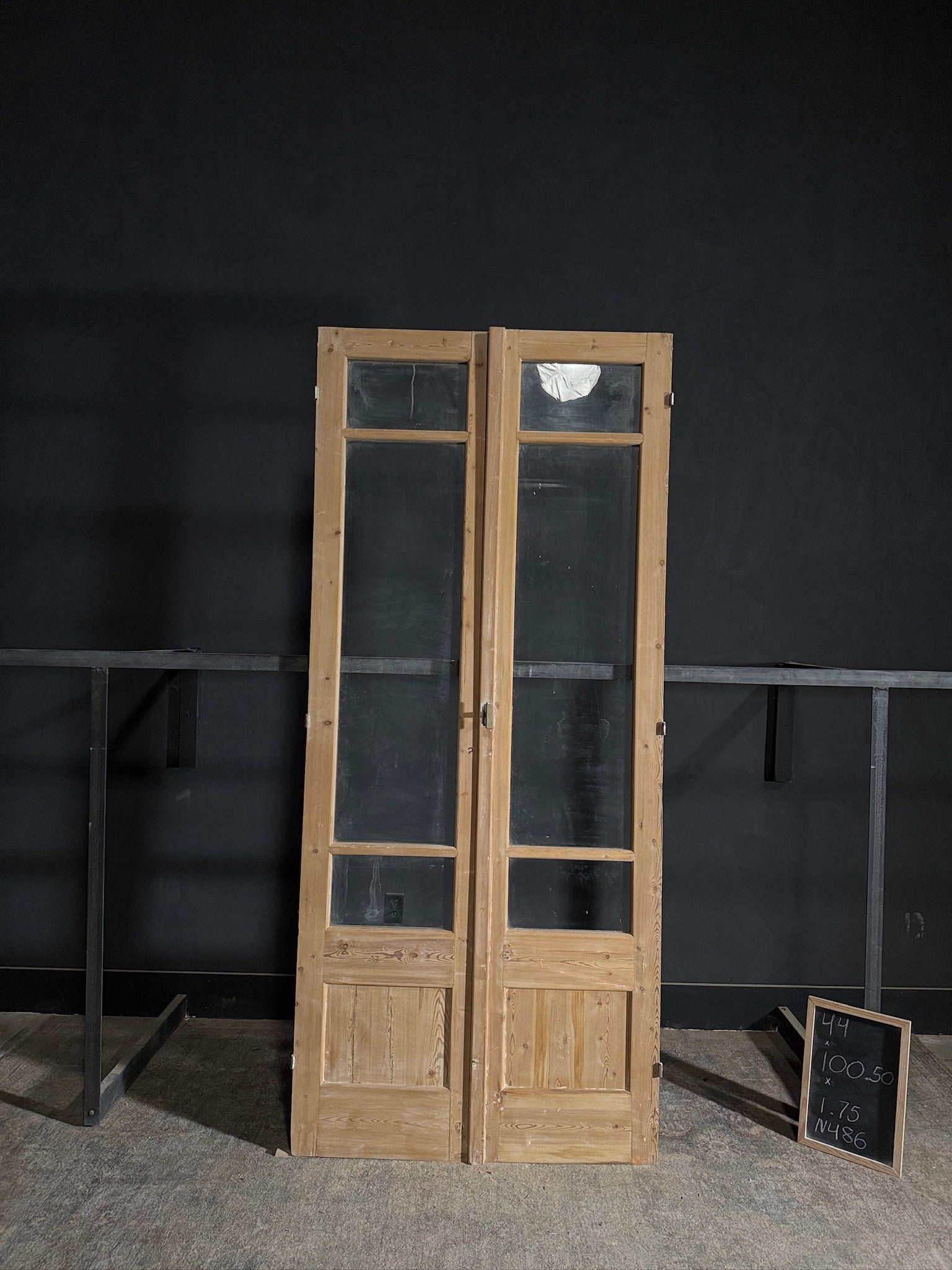 Antique Glass French Doors - 44x100.5 - N486