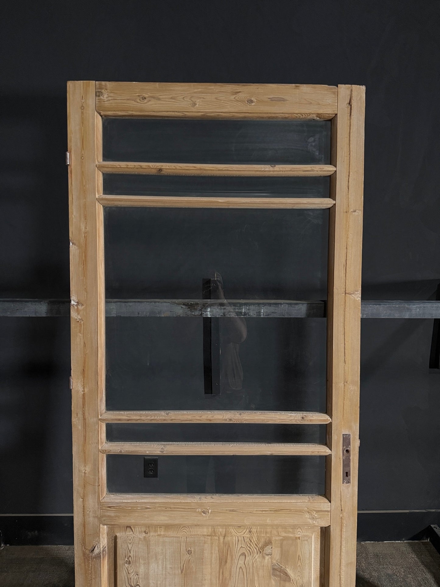 Antique Glass 3 Lite Single Door - 35.25x85.75 - N517