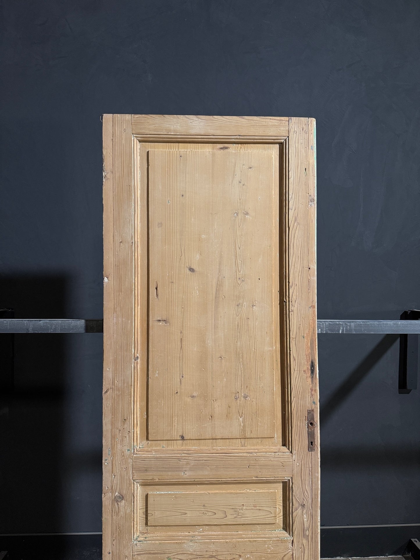 Antique 3 Panel Solid Single Door - 33x91.25 - N186